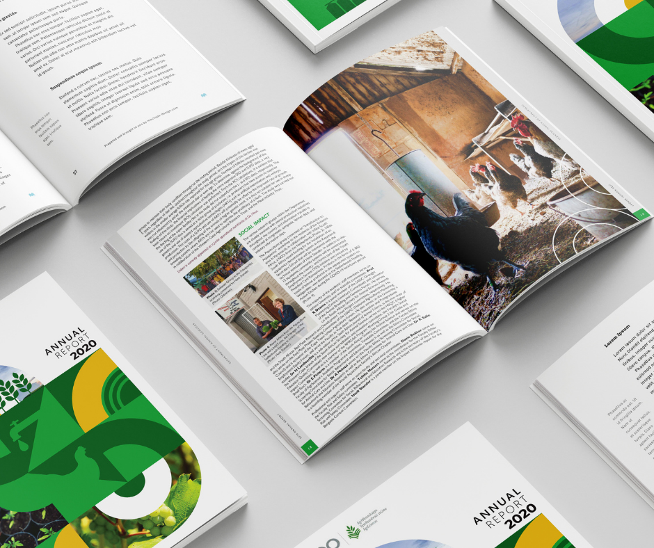 annual report design and print